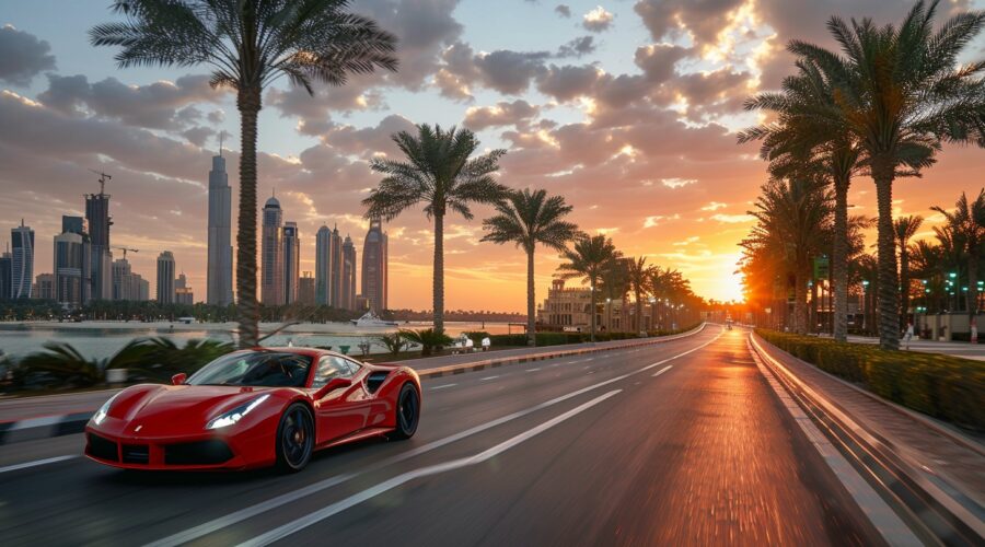 luxury car