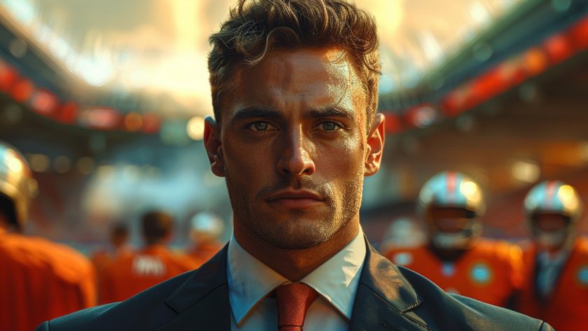 A sports agent with a team